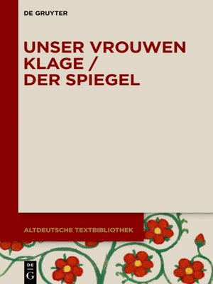 cover image of Unser vrouwen klage / Der Spiegel